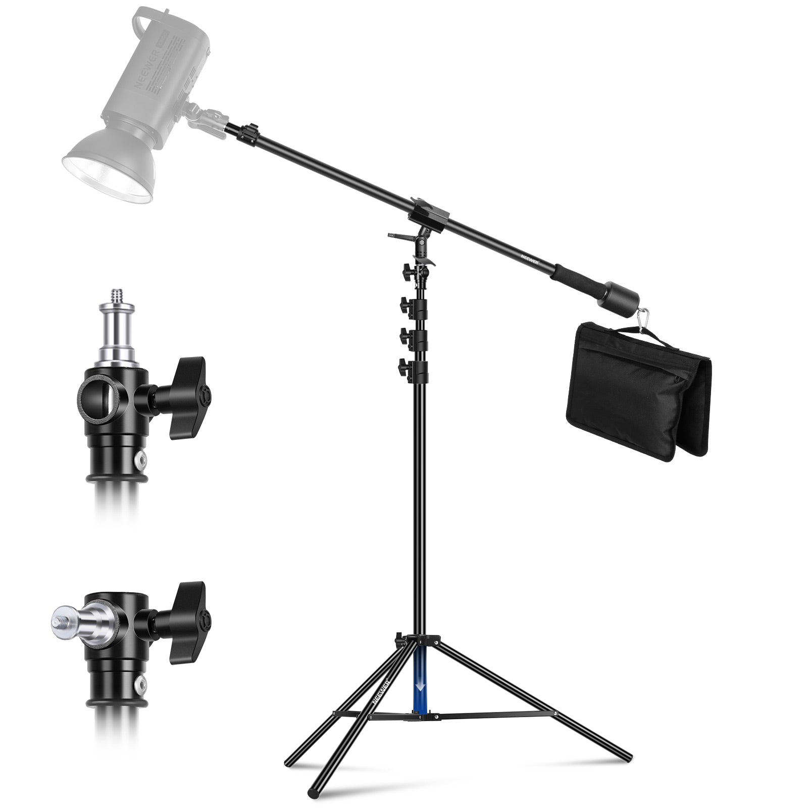 Two Heavy duty light stands